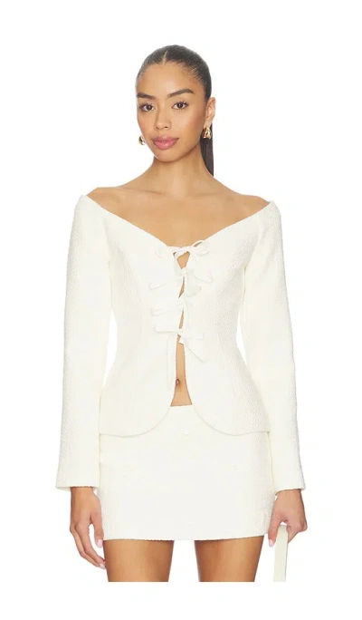 Majorelle Annie Top In White