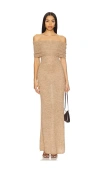 Majorelle Avalee Maxi Dress In Beige