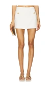 Majorelle Brooke Mini Skirt In White