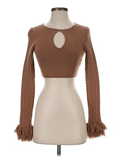 Pre-owned Majorelle Cardigan Sweater In Brown