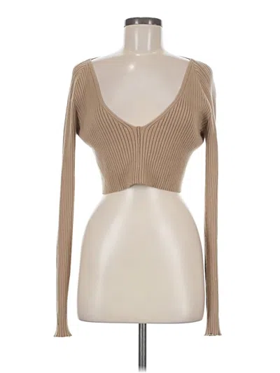 Pre-owned Majorelle Cardigan Sweater In Tan