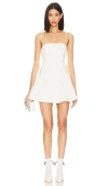 Majorelle Carly Mini Dress In 柔和白
