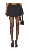 Majorelle Carolina Mini Skirt In Black