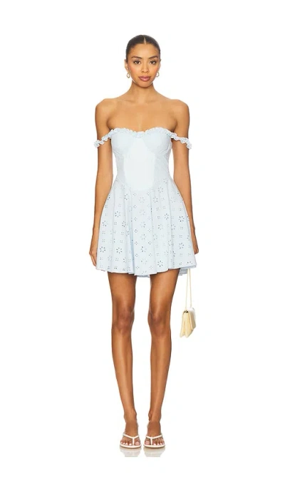 Majorelle Cassia Mini Dress In Blue
