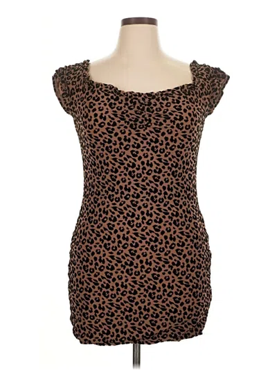 Pre-owned Majorelle Casual Dress In Brown