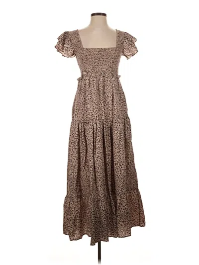 Pre-owned Majorelle Casual Dress In Brown