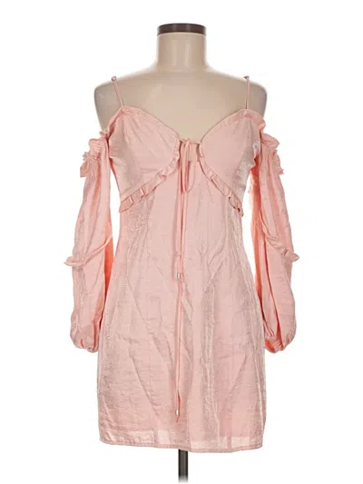 Pre-owned Majorelle Casual Dress In Pink