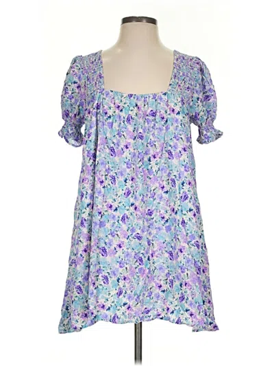 Pre-owned Majorelle Casual Dress In Purple