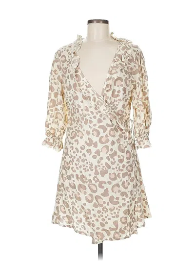 Pre-owned Majorelle Casual Dress In White