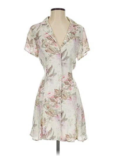 Pre-owned Majorelle Casual Dress In White