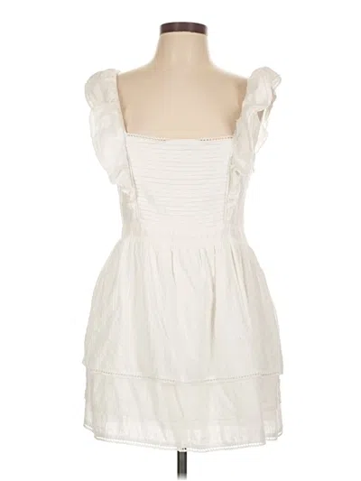 Pre-owned Majorelle Casual Dress In White