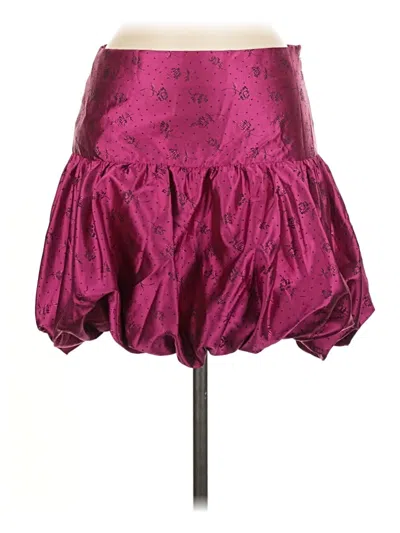 Pre-owned Majorelle Casual Skirt In Burgundy