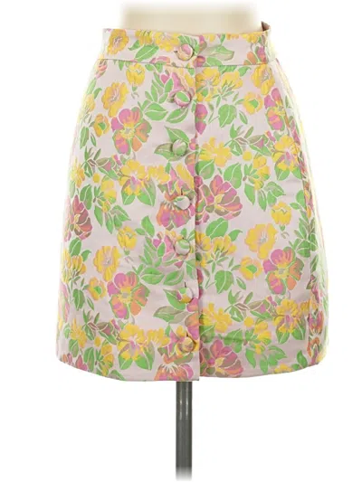 Pre-owned Majorelle Casual Skirt In Yellow