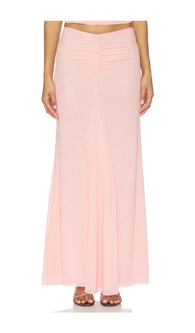 Majorelle Chantal Maxi Skirt In Pink