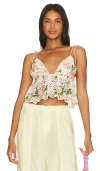 Majorelle Chrishelle Crop Top In Pink