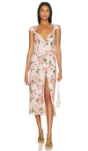 Majorelle Chrishelle Midi Dress In Pink