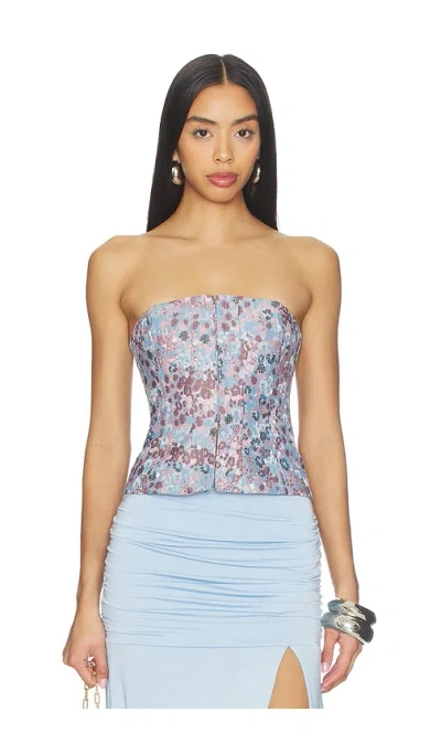 Majorelle Ciara Top In Blue