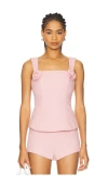 Majorelle Clemence Top In 粉红胭脂系列