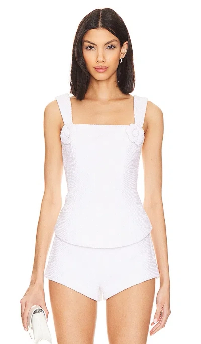 Majorelle Clemence Top In White