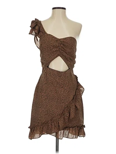 Pre-owned Majorelle Cocktail Dress In Brown