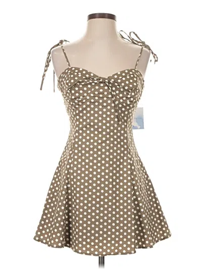 Majorelle Cocktail Dress In Brown