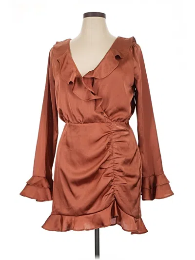 Pre-owned Majorelle Cocktail Dress In Brown
