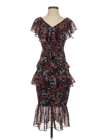 Pre-owned Majorelle Cocktail Dress In Burgundy