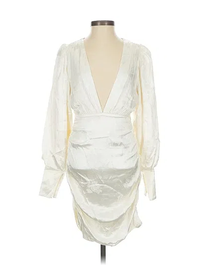 Pre-owned Majorelle Cocktail Dress In White