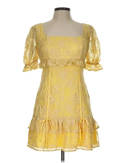 Pre-owned Majorelle Cocktail Dress In Yellow
