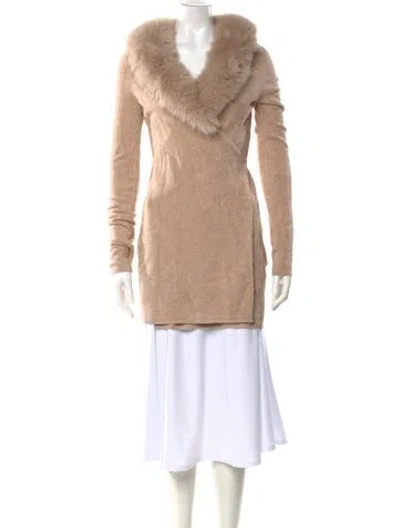 Pre-owned Majorelle Cowl Neck Sweater In Neutral