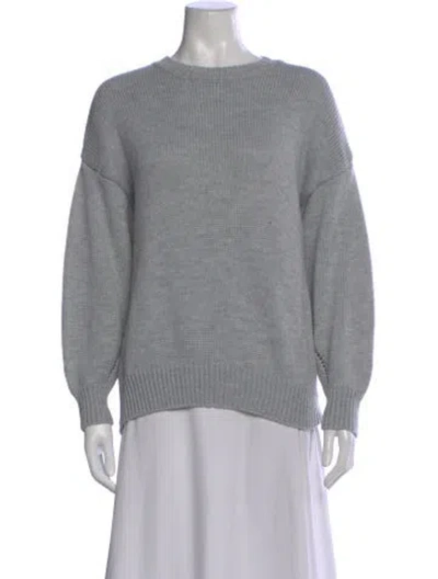 Pre-owned Majorelle Crew Neck Sweater In Gray