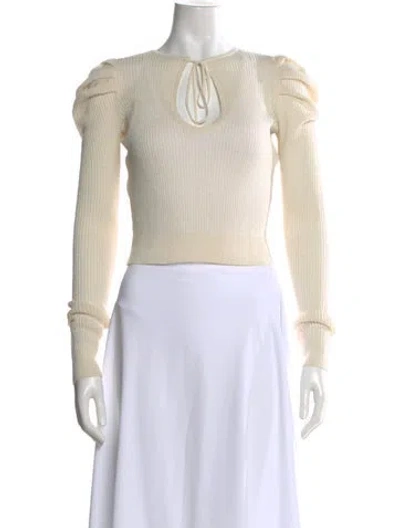Pre-owned Majorelle Crew Neck Sweater In Neutral