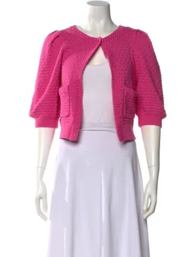 Pre-owned Majorelle Crew Neck Sweater In Pink