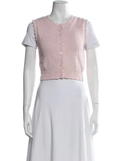 Pre-owned Majorelle Crew Neck Sweater In Pink