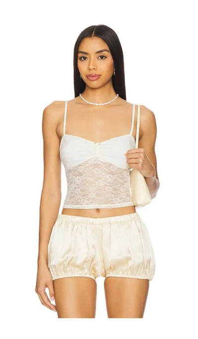 Majorelle Cristina Tank Top In Vanilla