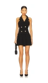 Majorelle Dahlia Mini Dress. - In Black