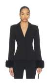 Majorelle Daphne Jacket In Black