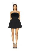 Majorelle Daphne Mini Dress In Black