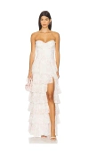 Majorelle Deidre Gown In White