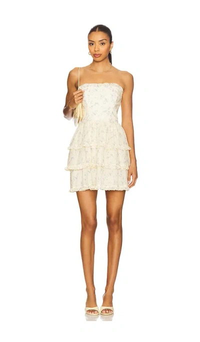 Majorelle Demi Mini Dress In White