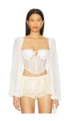 Majorelle Derrion Top In White