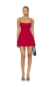 Majorelle Devon Mini Dress In Red