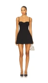 Majorelle Devon Mini Dress In Black