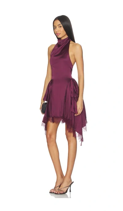 Majorelle Dolores Mini Dress In Purple