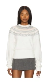 Majorelle Emilea Fairisle Sweater In Multi