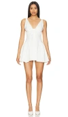 Majorelle Clarissa Mini Dress In 白色