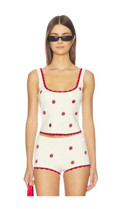Majorelle Emmile Tomato Tank In Multi