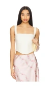 Majorelle Esme Top In 象牙白