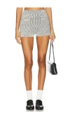 Majorelle Estelle Knit Shorts. - In Brown