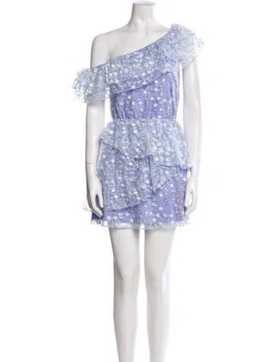 Pre-owned Majorelle Floral Print Mini Dress In Multi